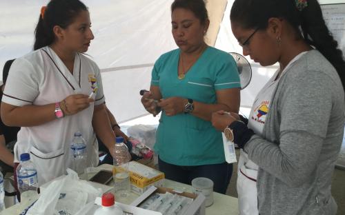 Curso de enfermería en Manta Tarqui