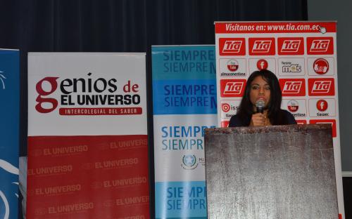 TIA presente en la clausura de genios del Universo