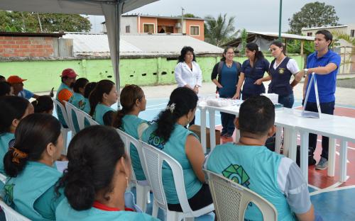 TIA se suma al programa de voluntariado de salud comunitaria en Portoviejo