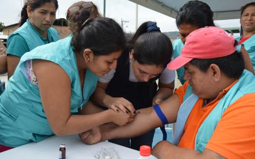 TIA se suma al programa de voluntariado de salud comunitaria en Portoviejo