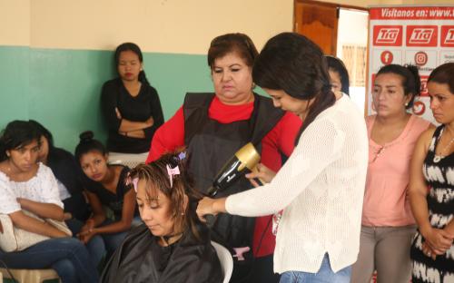 Inició curso de Belleza en Portoviejo