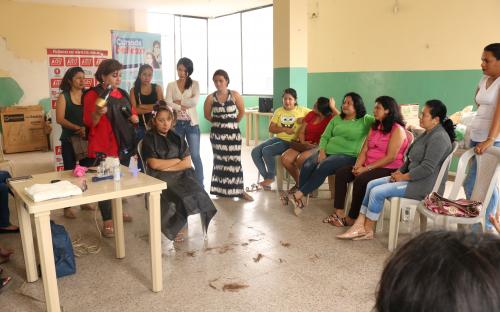 Inició curso de Belleza en Portoviejo