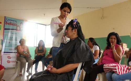 Inició curso de Belleza en Portoviejo