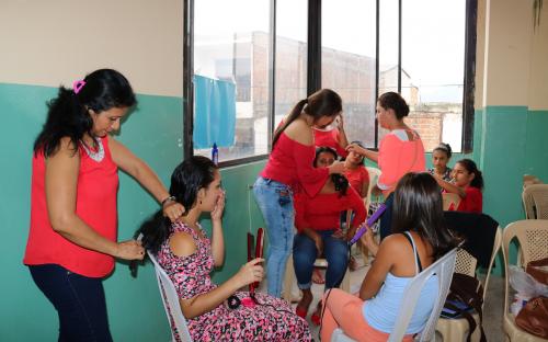 Culminamos con el curso de maquillaje en Portoviejo