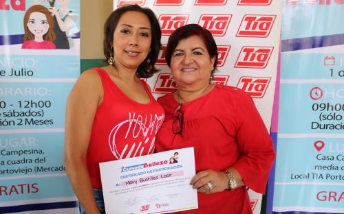 Culminamos con el curso de maquillaje en Portoviejo