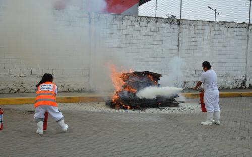 Centro de Distribución de Fríos realiza simulacro de incendio