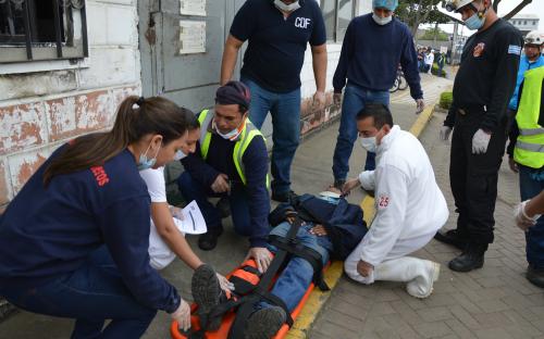 Centro de Distribución de Fríos realiza simulacro de incendio
