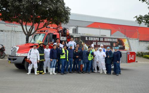 Centro de Distribución de Fríos realiza simulacro de incendio