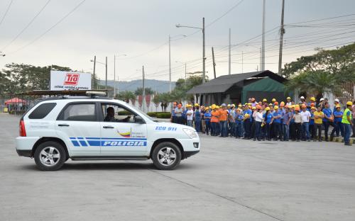Simulacro de incendio en CND