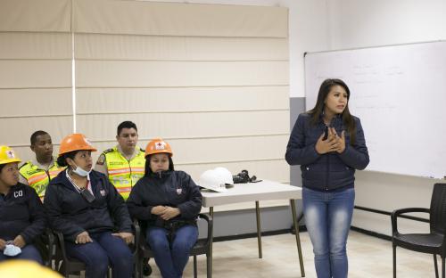 Tía-simulacro de incendio en el Centro Regional de Distribución