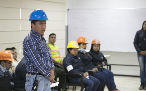 Tía-simulacro de incendio en el Centro Regional de Distribución