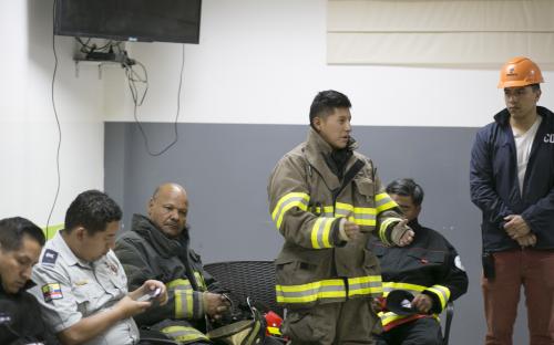 Tía-simulacro de incendio en el Centro Regional de Distribución