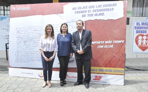 Tía-Llegamos a Quito con nuestra campaña Hablar es Prevenir