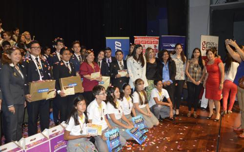 Participamos en la premiación de Supergenios y Superminigenios de El Universo